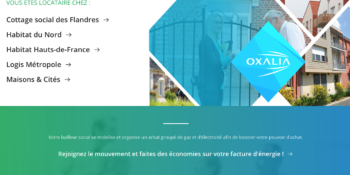 Plateforme web - Oxalia - Oxinergie - Bailleurs Sociaux - Hauts de France