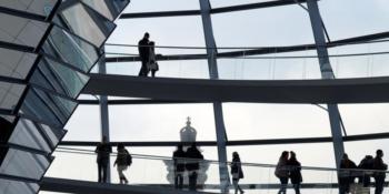 coupole du bâtiment du Reichstag, Berlin.