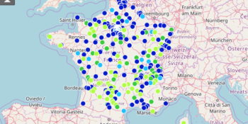 Carte réseaux de chaleur France